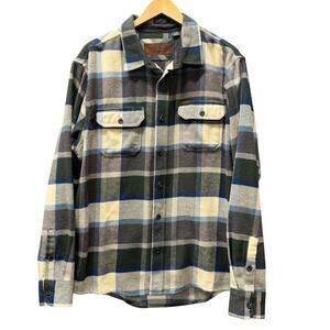 Orvis Shacket Mens XL Flannel Shirt Jacket Heavyweight Big Bear Plaid Button Up